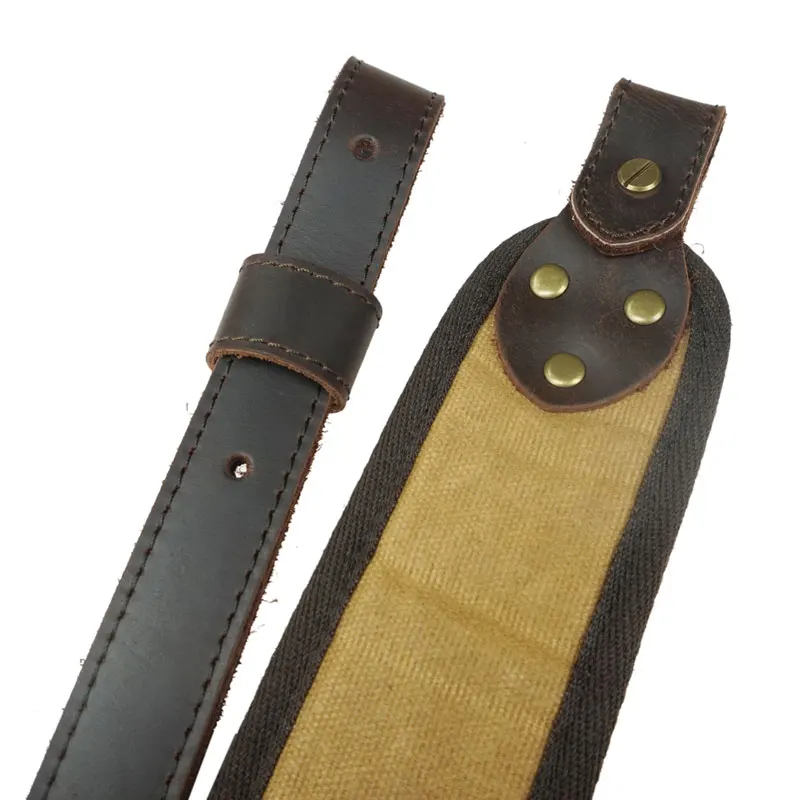 Leather Rifle Sling Shoulder Padding Tactical Strap And Shotgun Gun Buttstock Ammo Shell Holder For 5pcs 12 Gauge