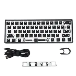 GK61 GK61XS GK61X RGB Hot Swap Programmable Wired Bluetooth Replacable Space Cherry MX Switches Mechanical keyboard DIY kit