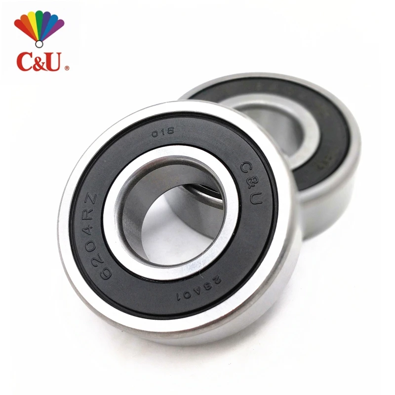 10pcs C&U high speed motor bearing 6200 6201 6202 6203 6204 6205 -2RZ RZ 10*30*9 12*32*10 15*35*11 17*40*12 20*47*14 25*52*15 mm