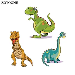 ZOTOONE Iron on Cute Animal Dinosaur Patch for Clothing Heat Transfers Applications T-shirt Heat Transfers Appliques Stickers E