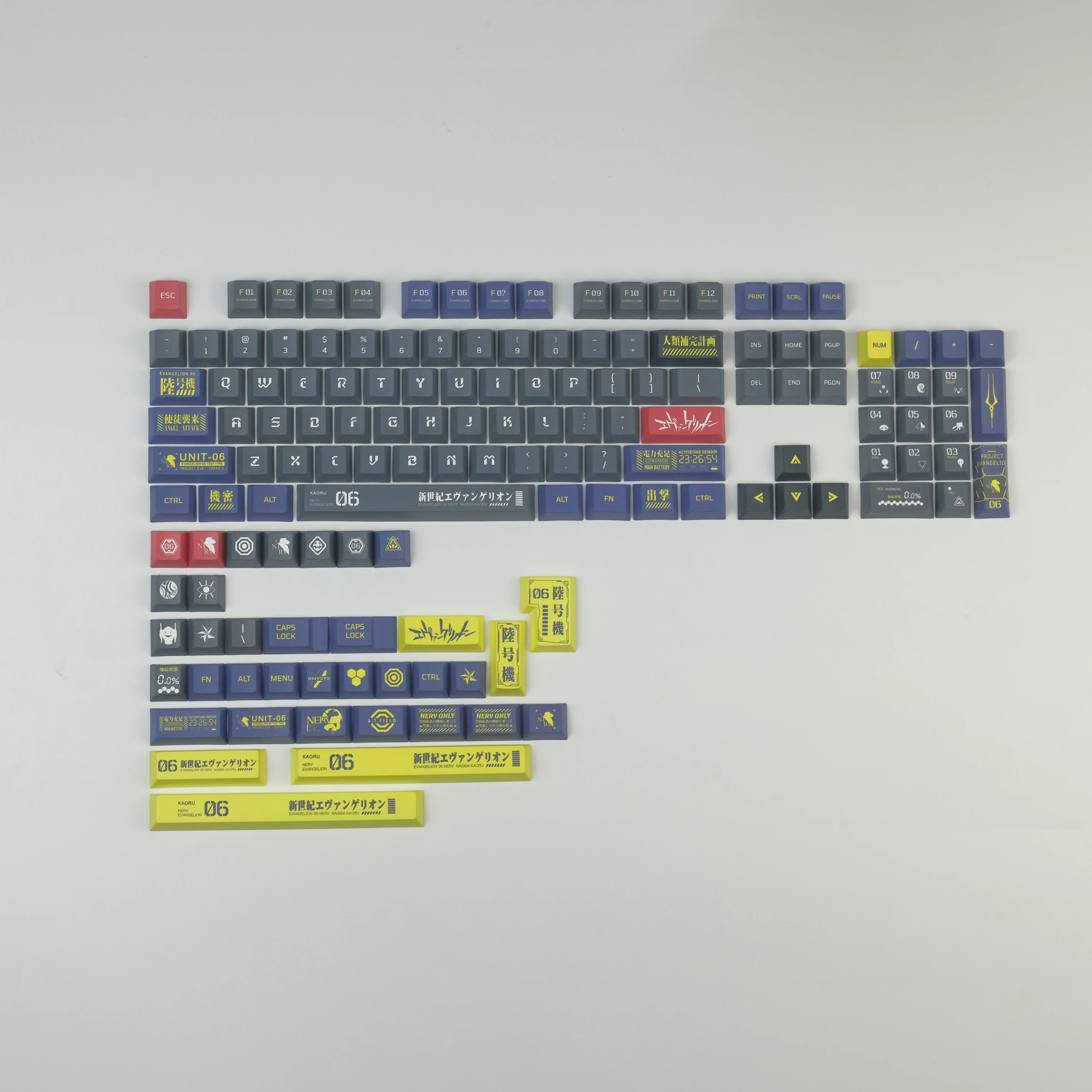 Imagem -02 - Conjuntos de Keycap Completos para Teclado Mecânico Keycaps Face Dye-subbed Perfil Cherry Pbt 3u 6.25u 7u Barra de Espaço 140 Chaves