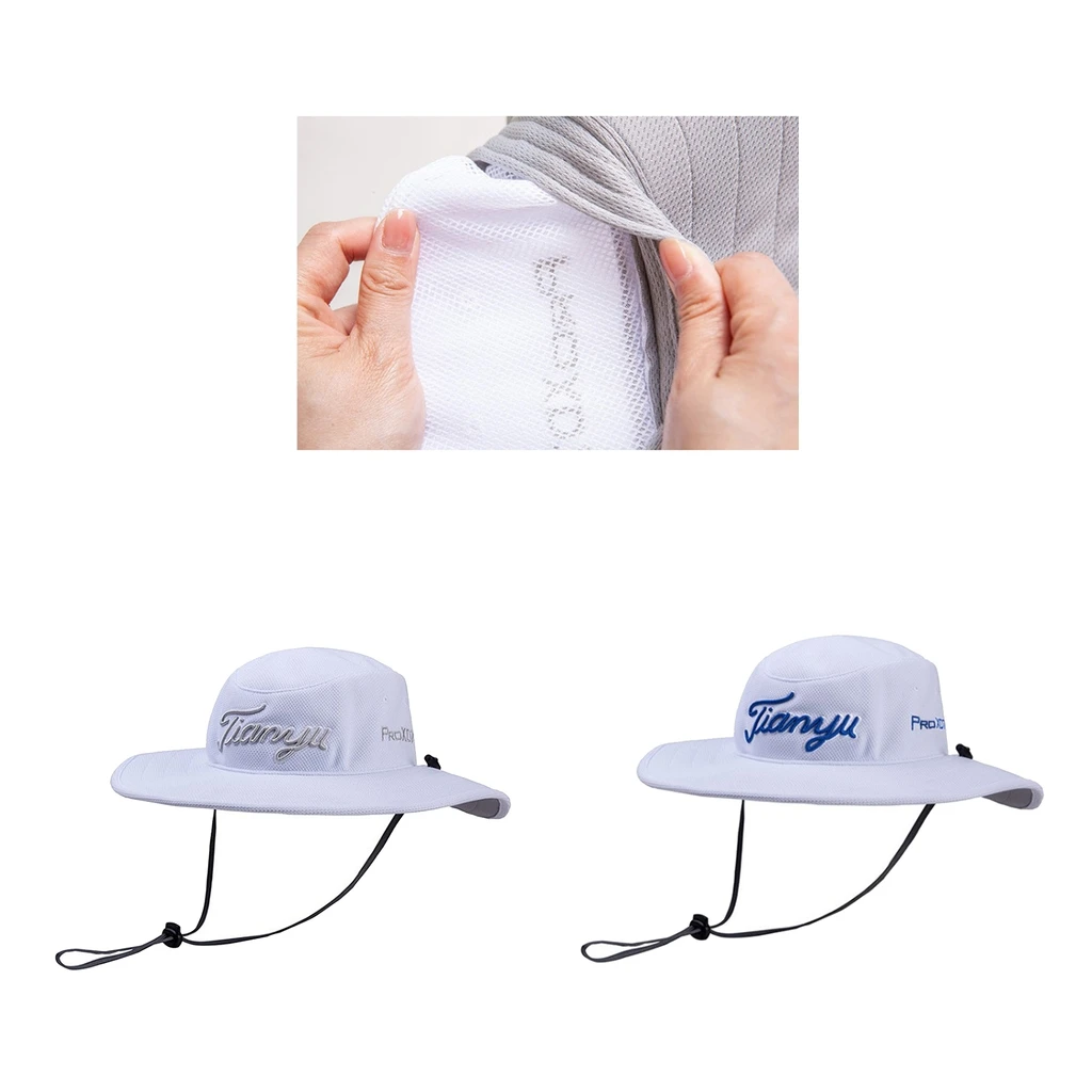 Unisex Sun Golf  Summer  Wide Brim Sun Protection for Cycling Fishing Hiking Rock Climbing