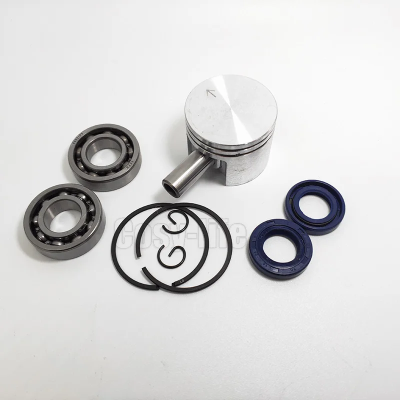 38mm Piston Pin Rings Circlips Kit Crankshaft Oil Seal Bearing Kit For Stihl MS180 MS 180 018 Chainsaw Motor Spare Parts