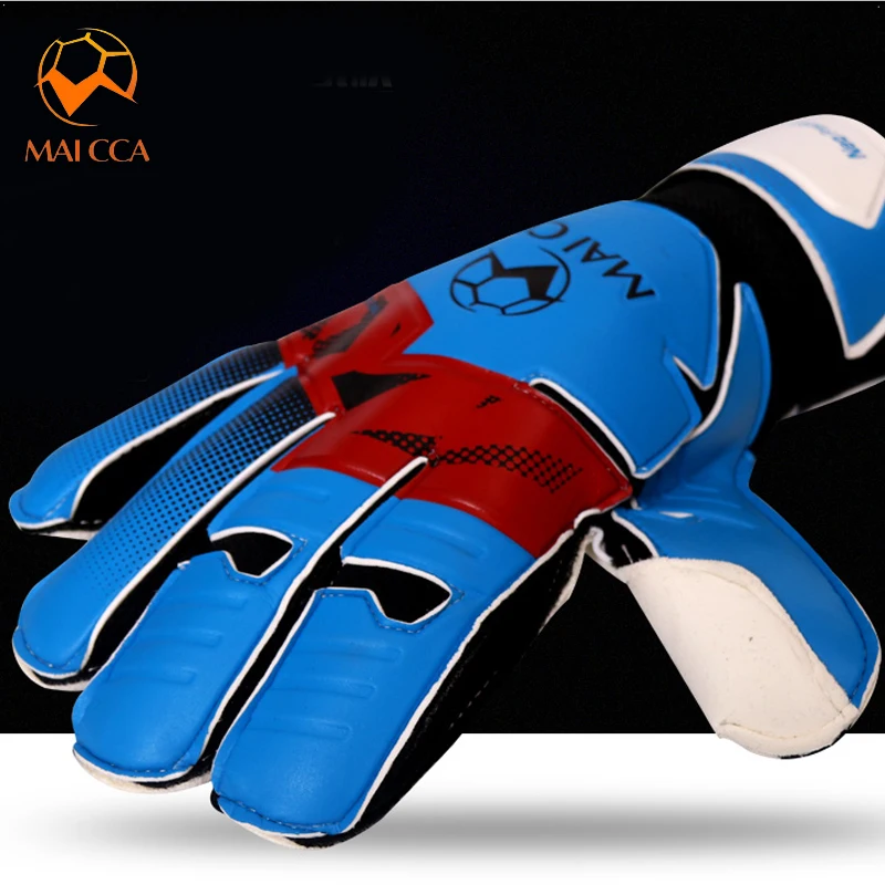 Professionele Voetbal Goalie Handschoenen Latex Maat 8 9 10 Volwassen Voetbal Doelman Handschoenen Vinger Protector Groothandel