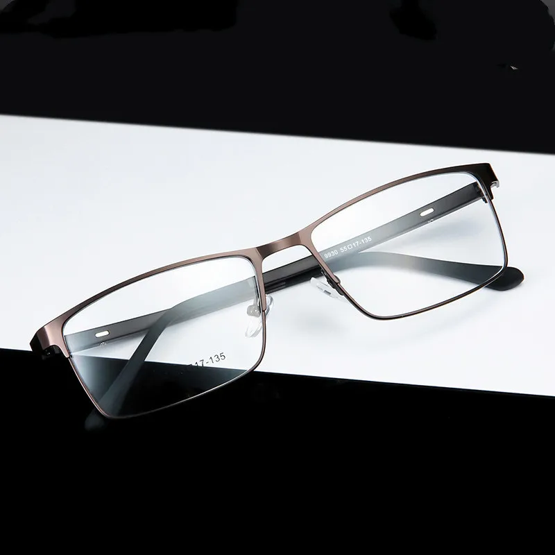 Brand Optical Eyeglasses Frame Men's Myopia Prescription Eyewear Designer Metal Eye Glasses Frames Clear Lense For Women