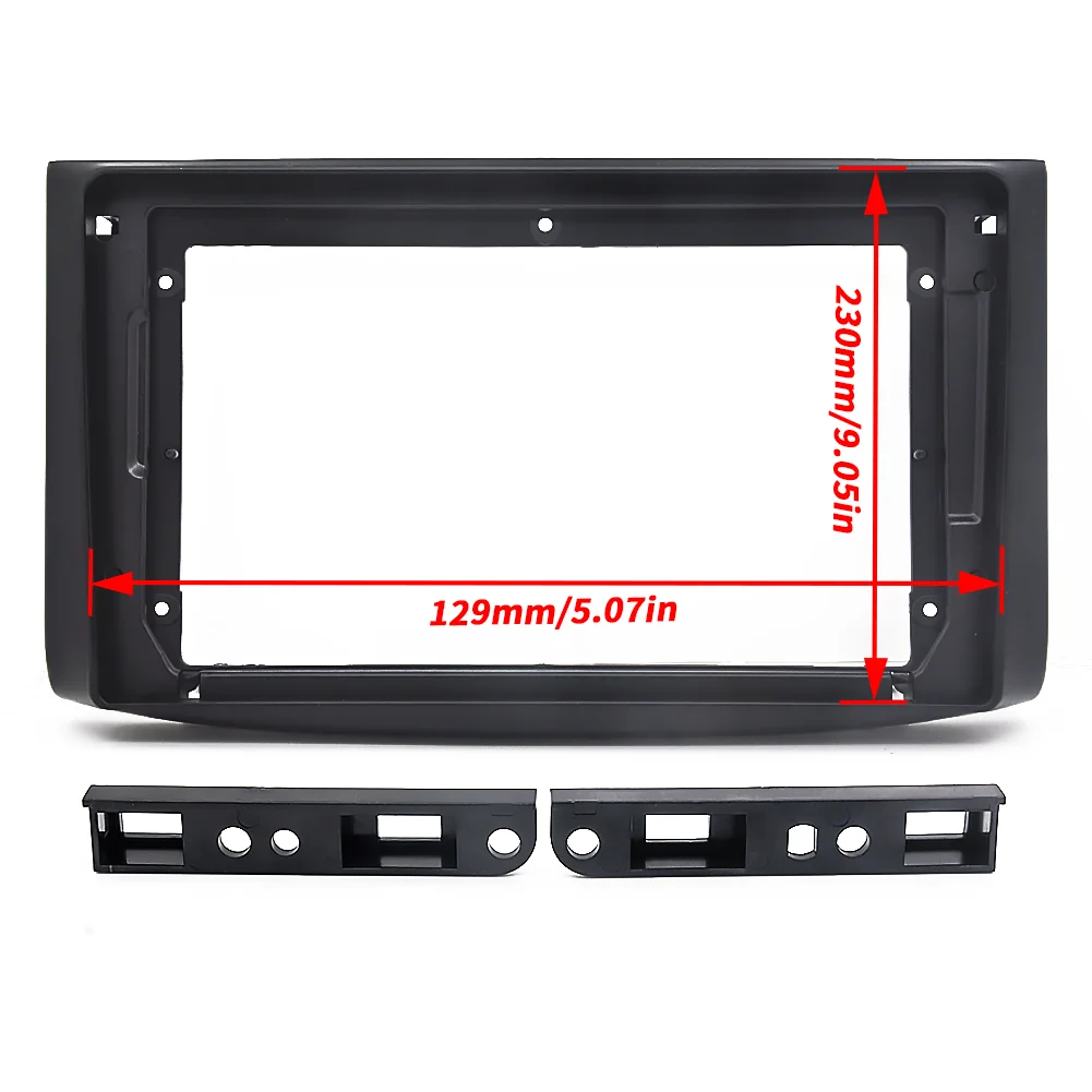 9 inch Radio Fascias for Chevrolet Lova Captiva Gentra Aveo Epica 2006 Dashboard Installation Refitting Trim Kit Frame GPS Bezel