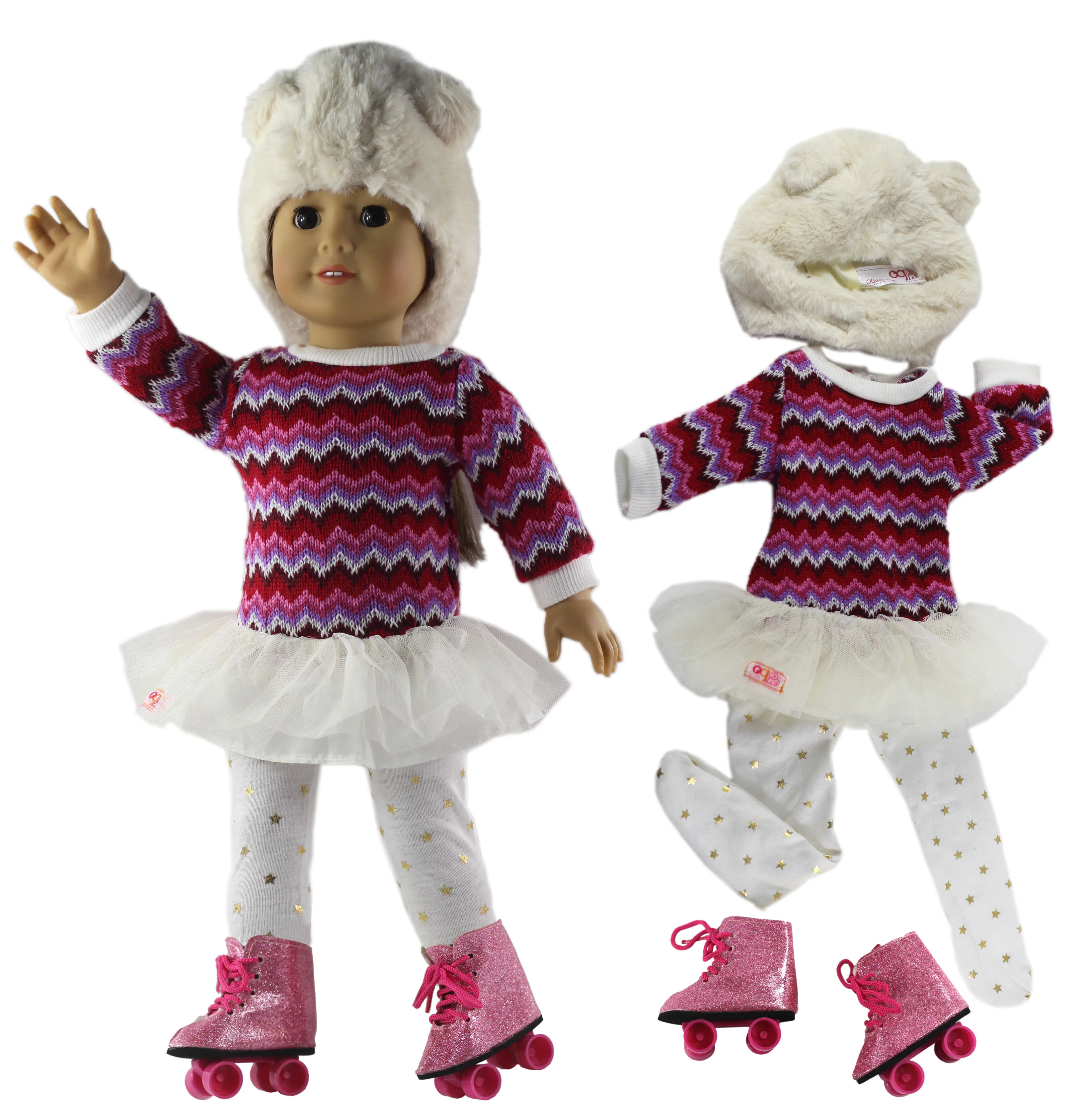 Fashion Doll Clothes Set Toy Clothing Outfit for 18