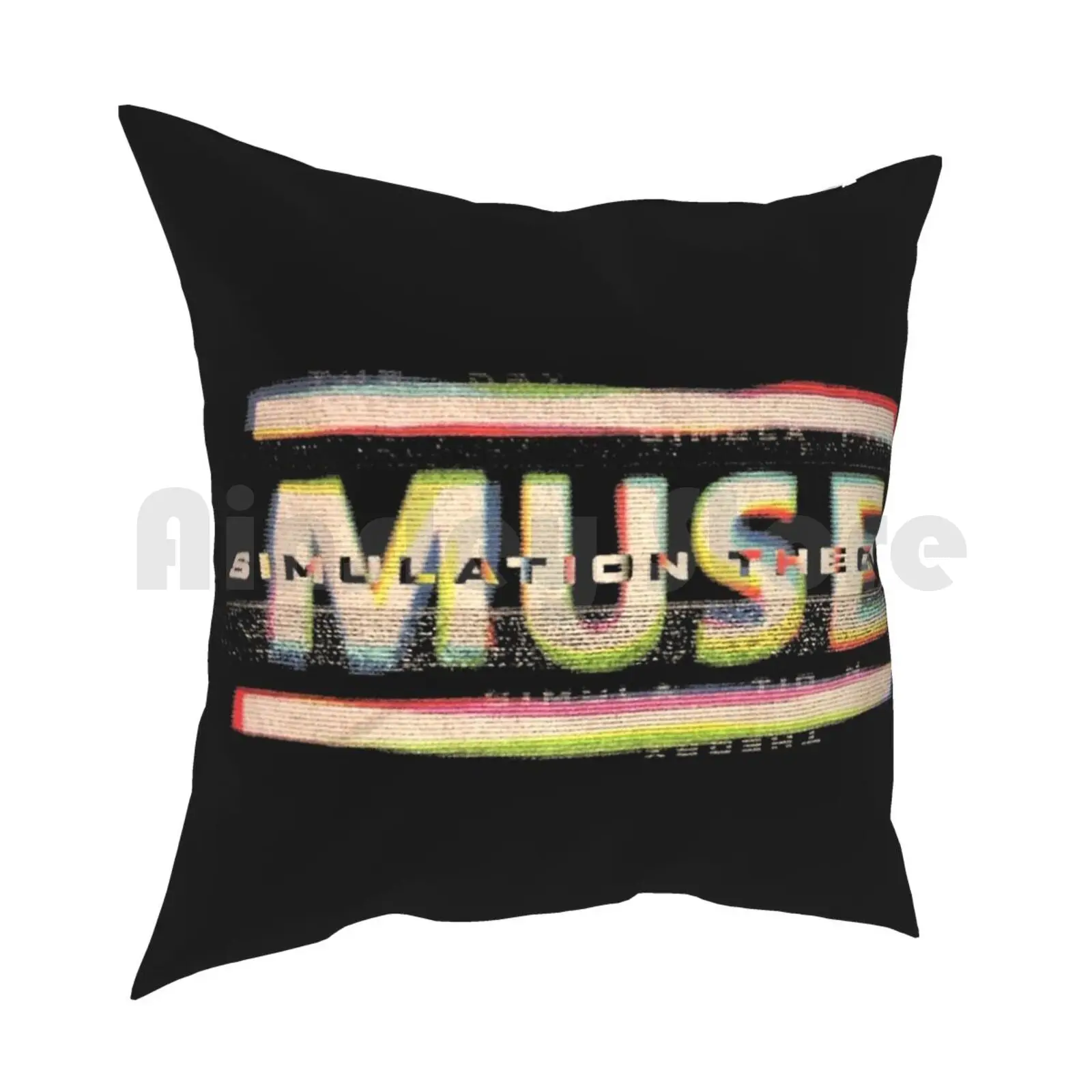 Best Band Muse Pillow Case Printed Home Soft Throw Pillow Muse Band Tour Concert Muse Band Global Matt Bellamy