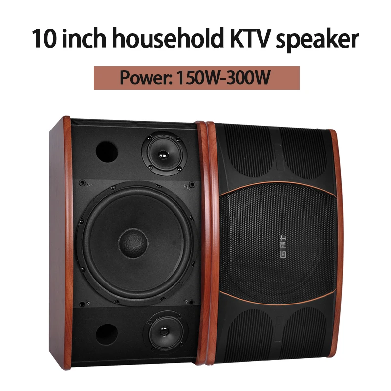 KYYSLB OK-258 150W-300W Karaoke Professional High Power Speaker Conference Bar Audio 10 Inch Home KTV Card Package Speaker