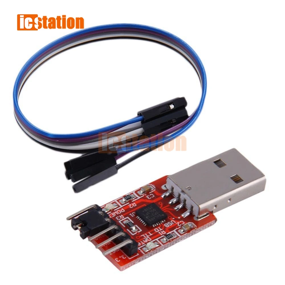 NEW CP2102 6PINS module USB 2.0 to TTL serial UART converter STC download cable PL2303 Super Brush line upgrade(RED) FOR arduino