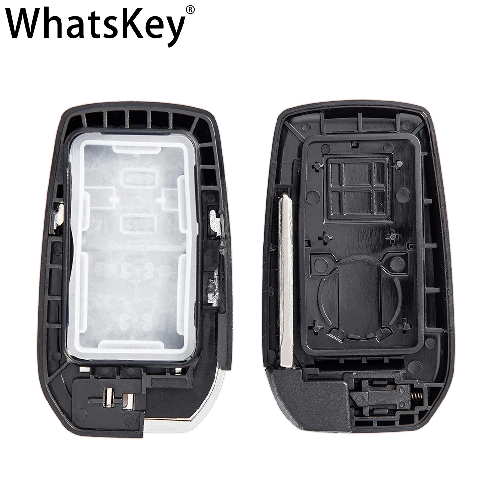 WhatsKey, Smart Card per auto, per Toyota, PRADO, Crown, Corolla, RAV4, Highlander, CHR, Land Cruiser, guscio chiave remoto, custodia Fob