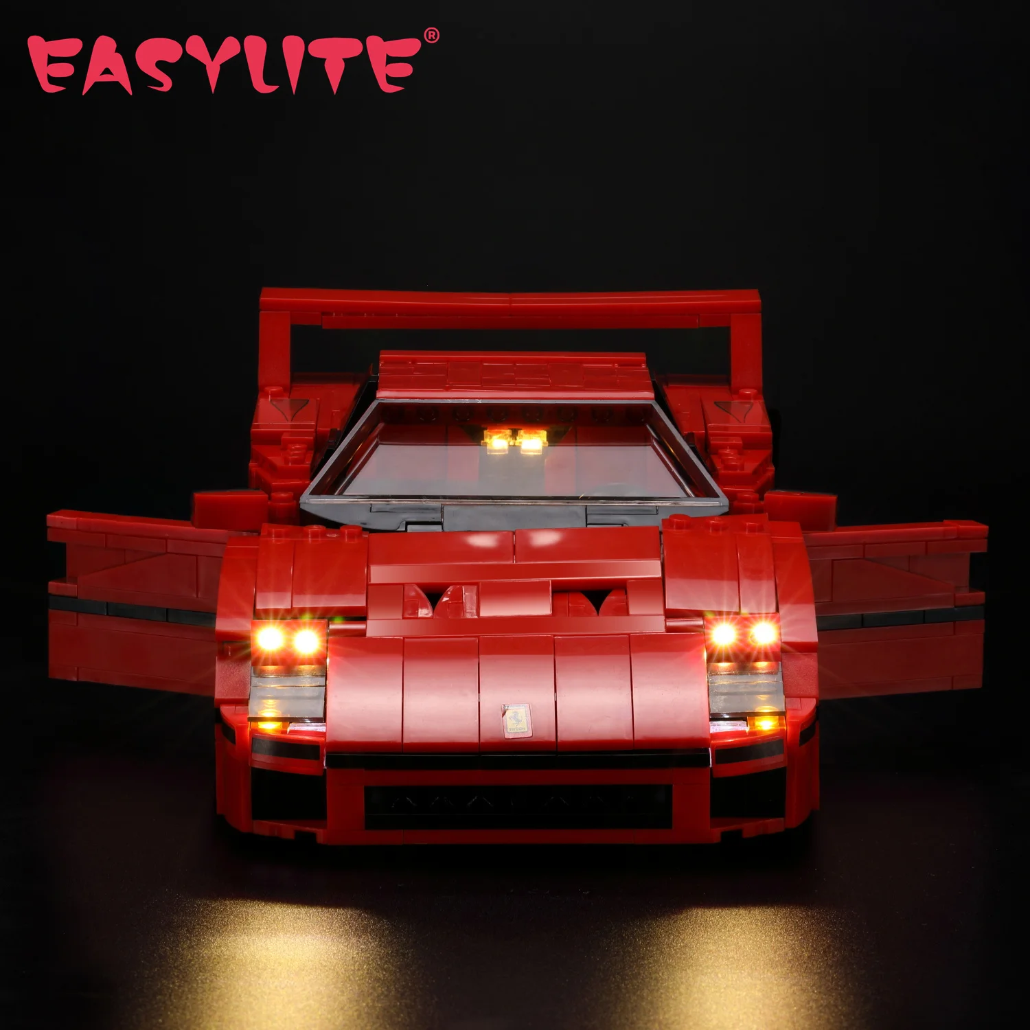 LED Light Set For 10248 Creator Series F40 Car Compatible With Model 21004 Blocks Bricks Only Lighting Kit Not Include Model