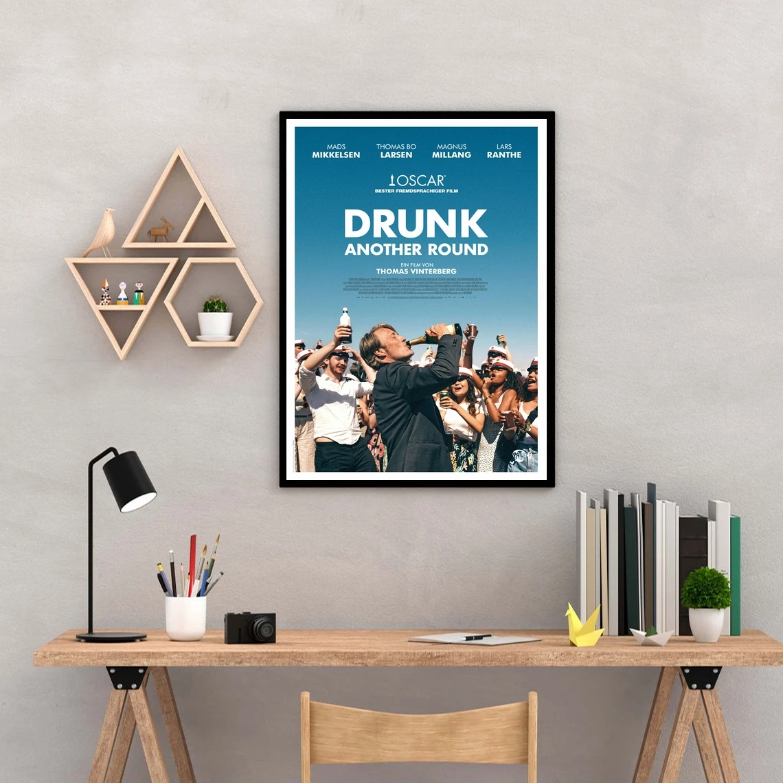 Another Round Drunk Movie Cover Poster Art Print Canvas Painting Wall Pictures Living Room Home Decor (No Frame)