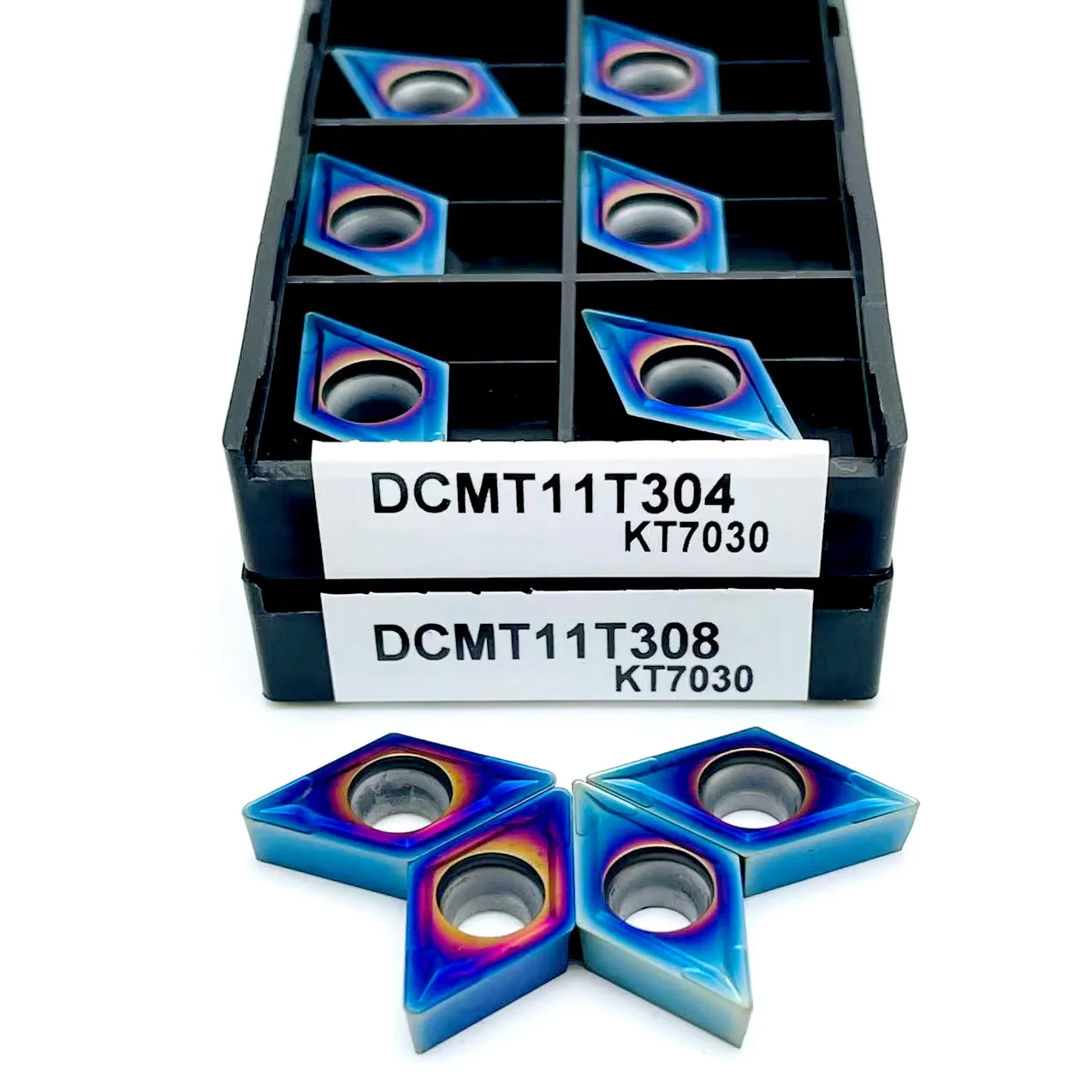 DCMT11T304 DCMT11T308 내부 선삭 공구 dcmt 11t304 초경 인서트 선삭 공구 공구 선반 선삭 인서트