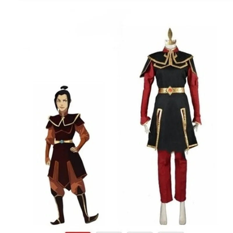 

Anime Avatar: The Last Airbender Cosplay Costumes Azula Fire Nation Prince Role Play Costume Men Women Full Set Halloween Suits