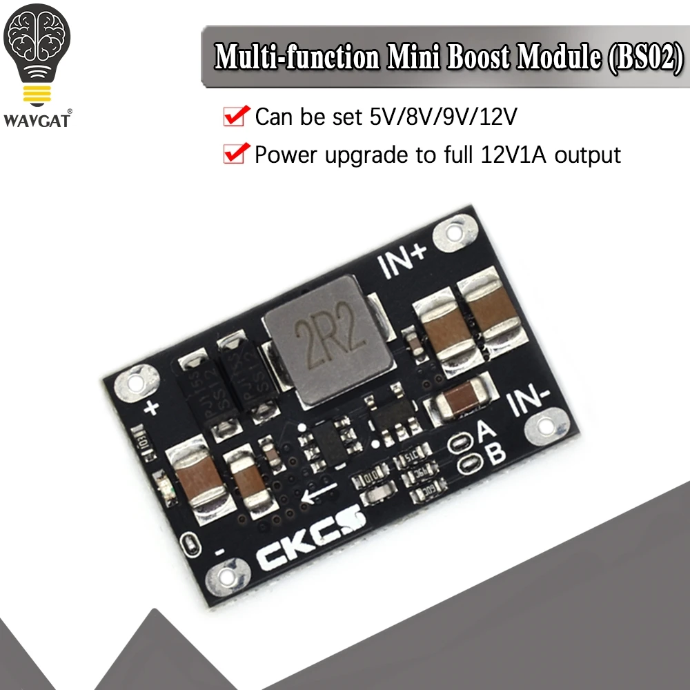 Prawdziwe 10W DC-DC wielofunkcyjny mini moduł boost 3V-5.5V do 5V 8V 9V 12V /3.7V bateria litowa doładowania LED wskaźnik
