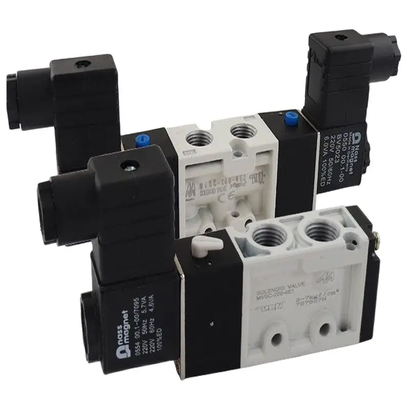 MVSC Series Solenoid Valve MVSC-220-4E1/DC24V/AC220V Two-position Five-way Reversing