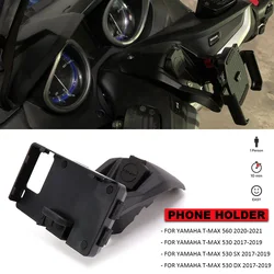 2021 NEW Motorcycle FOR YAMAHA TMAX T-MAX 560 530 SX / DX Phone Navigation Bracket Wireless USB Charging Port Converter Holder