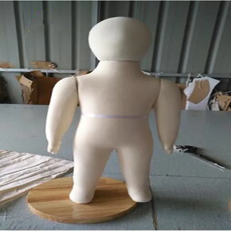 

Baby Toroso Cotton Mannequin for Child Art, Body Display, Circular Wood Base Fabric, Flexible Sewing Model, 52cm, C408