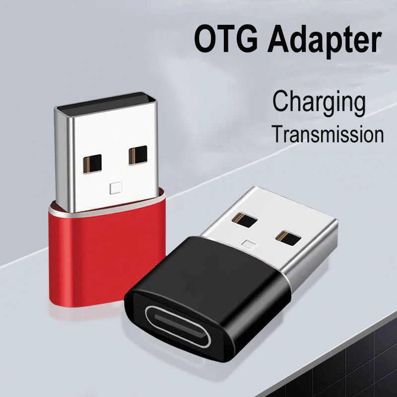 USB C OTG Adapter USB 3.0 to Type-c USB Charging Transfer Connecter For Charger Cable OPPO A52 A53 Realme 3 5 6 7 8 Pro F17 F19