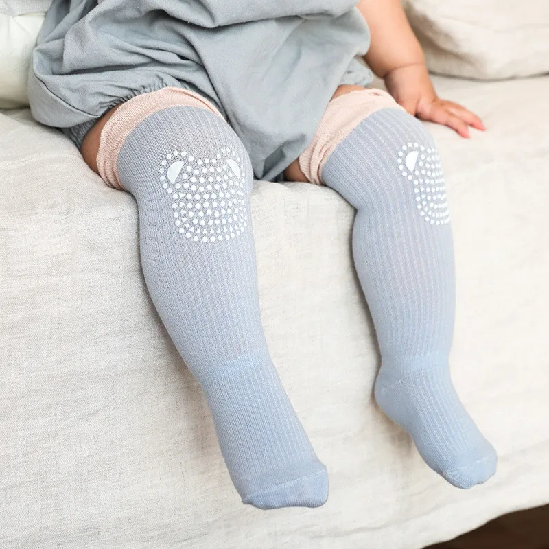 Summer Mesh Thin Baby Socks Newborn Cotton Knee High Baby Socks for Girls Knee Anti Slip Baby Boy Socks 3M 6M 9M 12M 18M 24M