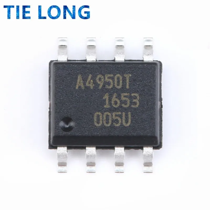10 pçs/lote A4950ELJTR-T A4950 A4950T SOP-8 PWM Motor Driver IC
