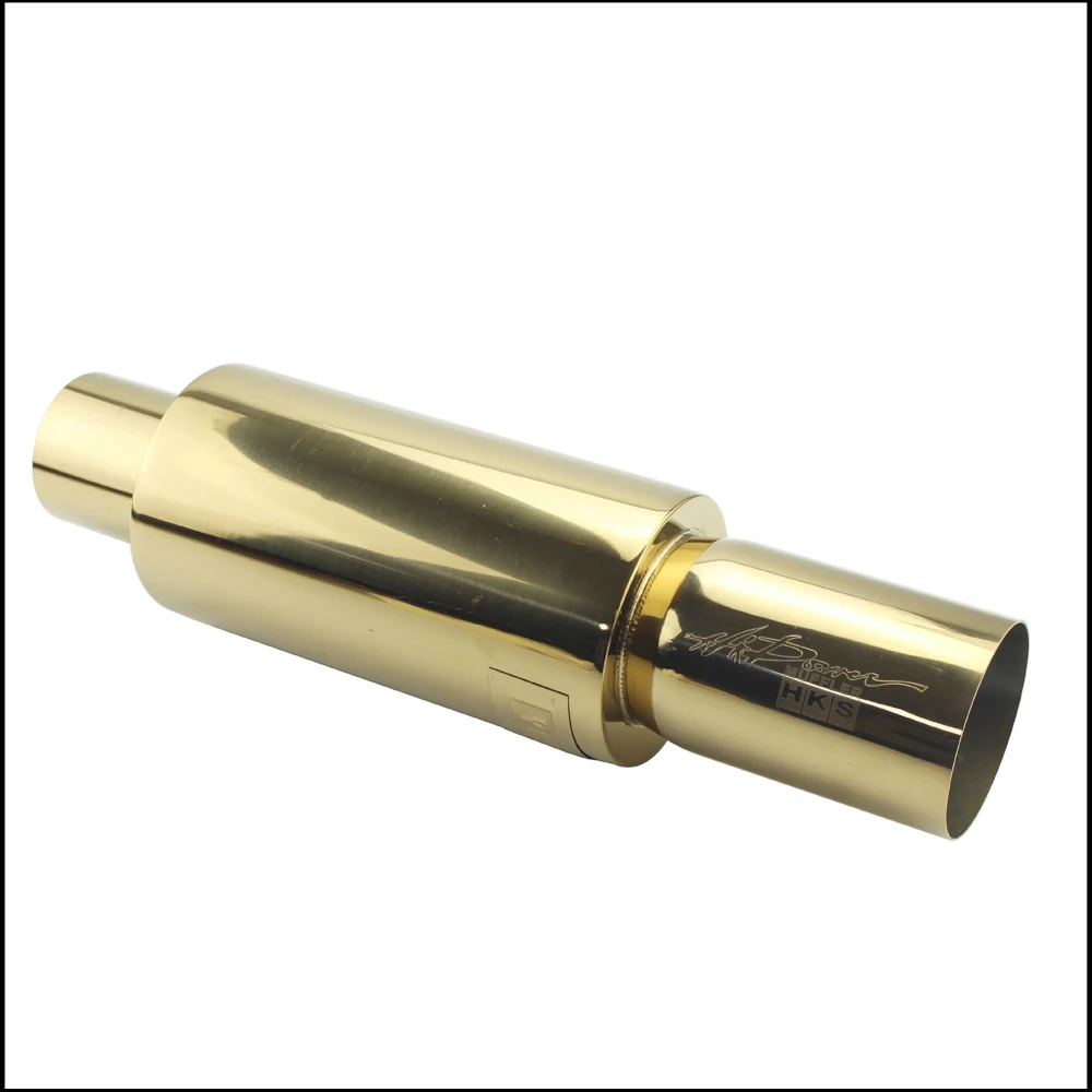 car exhaust pipe mufflers tail universal High Quality stainless steel Exhaust Systems racing Mufflers 2\