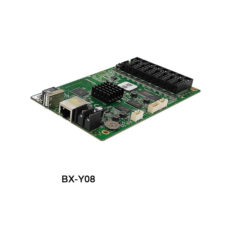 Onbon BX-Y08 Asynchrone Full Color Led Display Screen Media Player Ondersteunt 8 * HUB75E 512*256Pixels