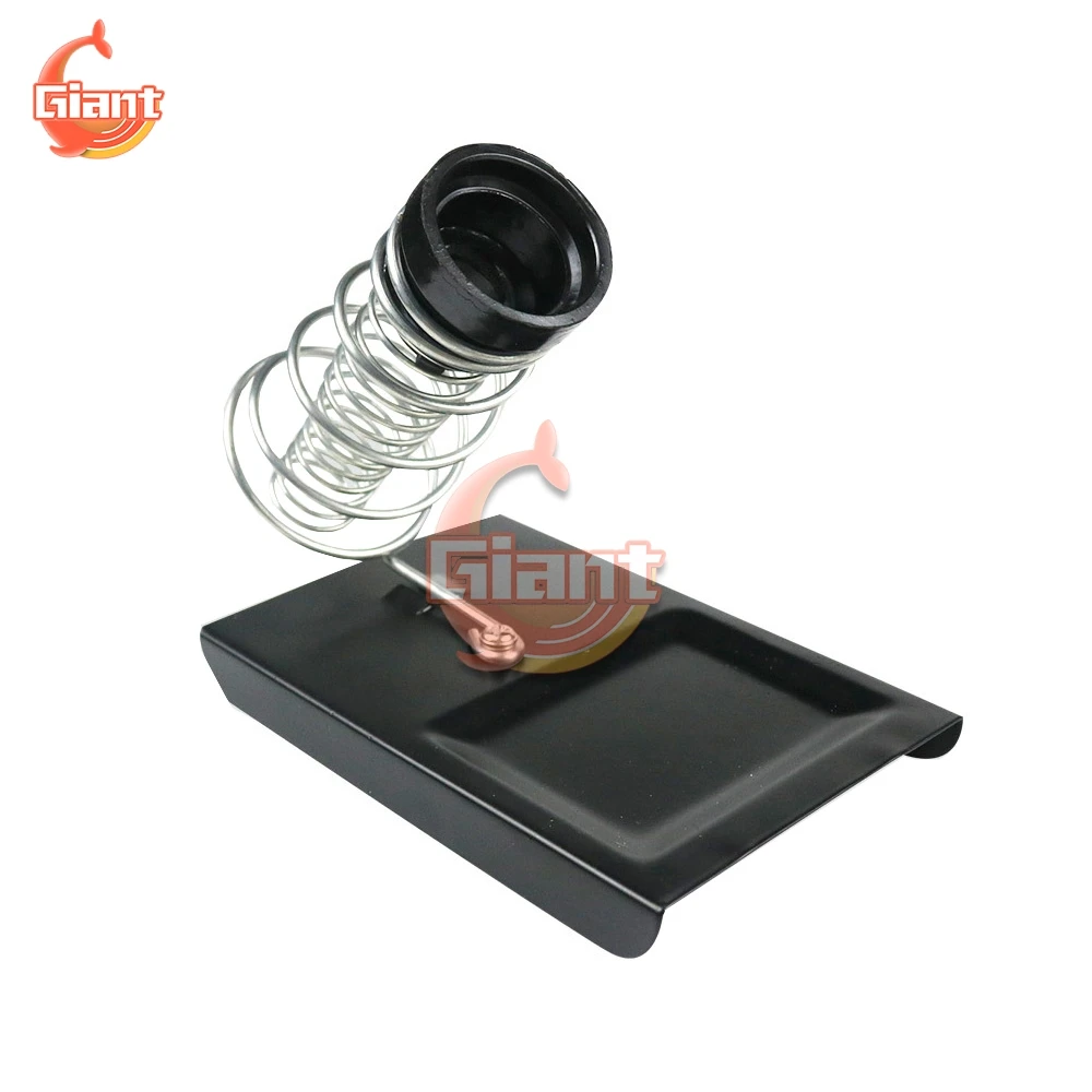 Universal Spring Soldering Iron Stand Metal Solder Iron Support Station Holder Sponge Protect Base for Electric Soldering Iron