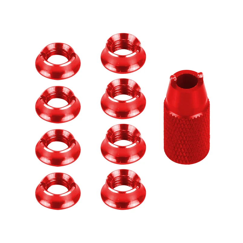 8Pcs Radio Zender Schakelaar Vaste Moer Installatie Spanner Radiolink Futaba Jr Voor Frsky T8FG T14SG T18sz T16sz Jumper T18 t16