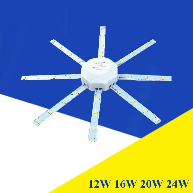 LEDストリップライト,12W/16W/20W/24W,5730個のLEDストリップライト,変更されたソース電球,寝室および屋内照明アクセサリー