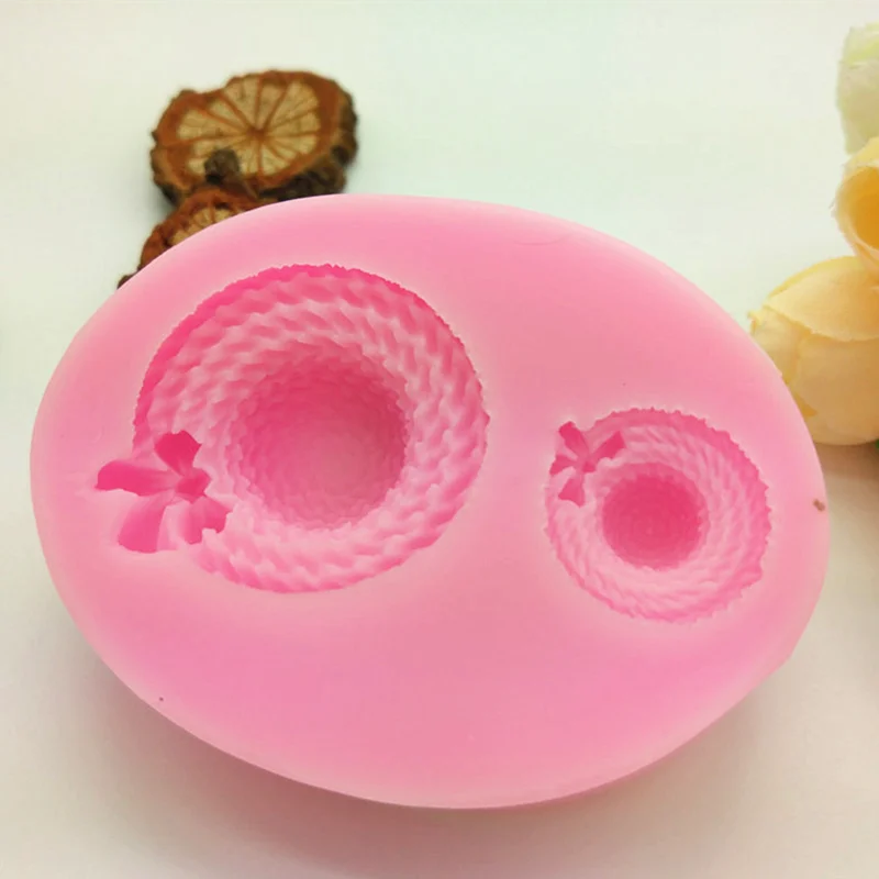 Hat Silicone Molds Cap Fondant Mold Resin DIY Party Cake Decorating Tools Candy Clay Chocolate Gumpaste Moulds