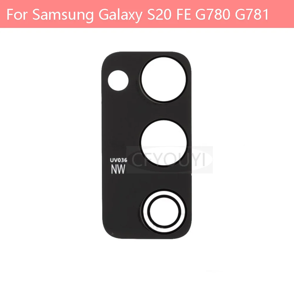 For Samsung Galaxy S20 FE G780 G781 Rear Camera Lens Cover with Adhesive Sticker