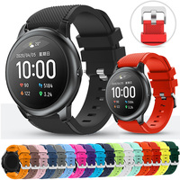 22mm Strap Soft Silicone Sport Wrist Bracelet Watch Band For Xiaomi Haylou Solar LS05 Smart Watch Replacement Accessories