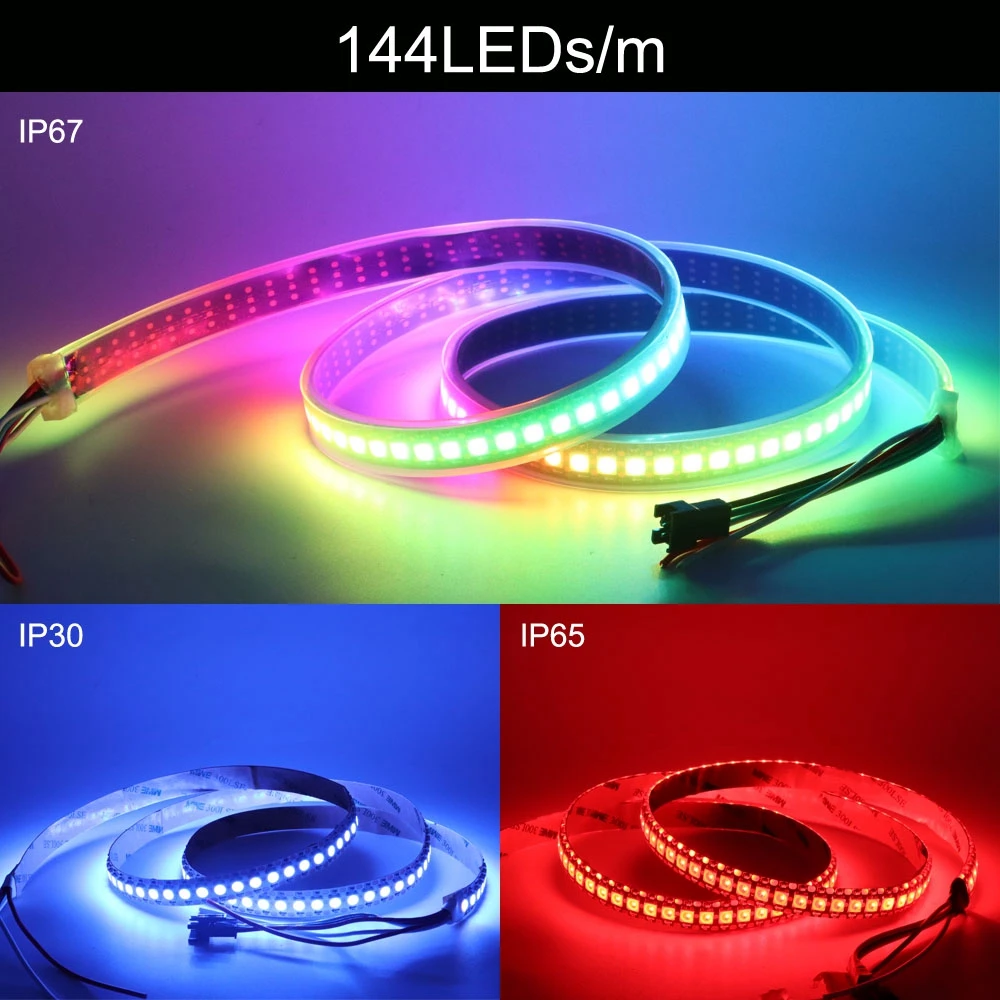 LED Strip Lights RGBIC WS2812B/RGB 5050 SP110E Bluetooth App Control Flexible Tape Diode Ribbon BackLight Room Decorate