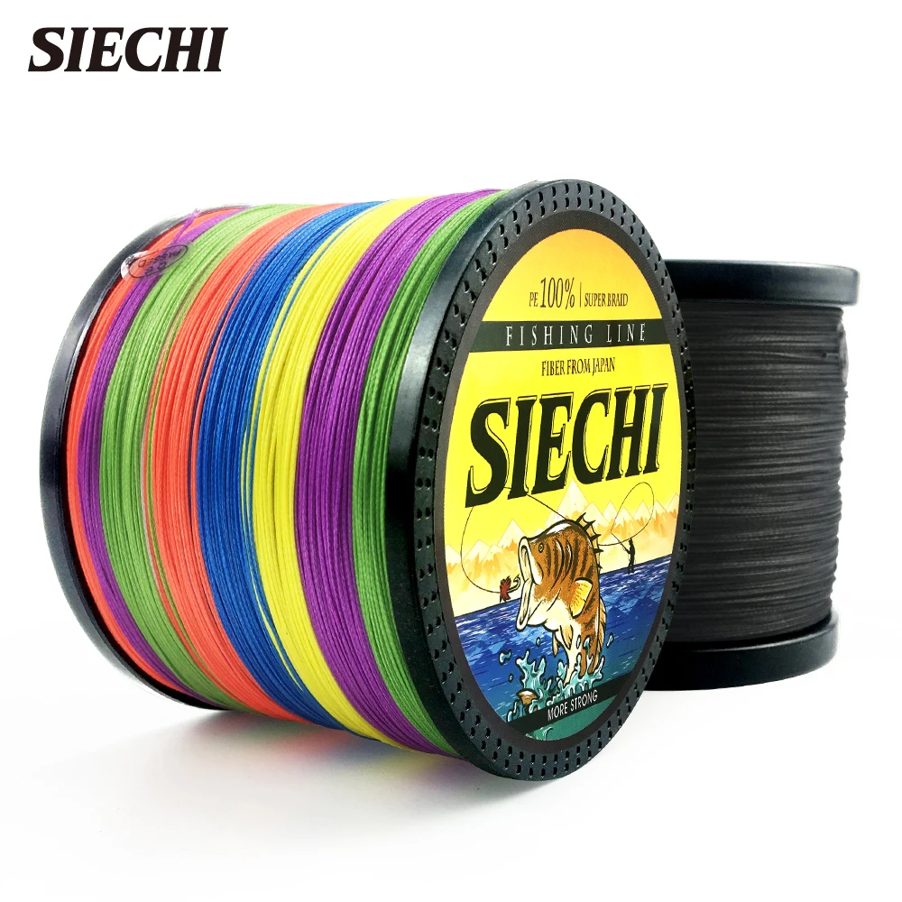 

Плетеная леска SIECHI, многонитевая, 8 нитей, 300/500/1000 м