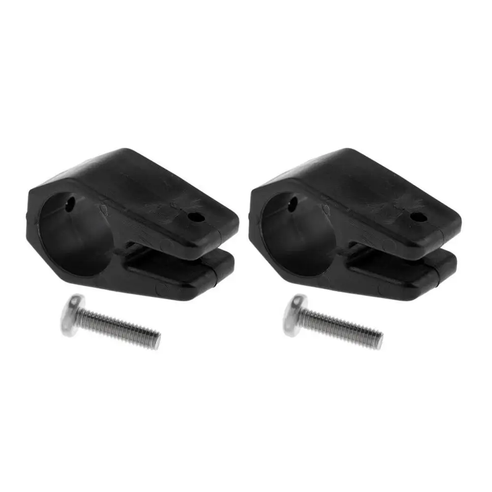 

2Pcs Black Nylon19MM 22MM Boat Cover Canopy Fitting Tube Rail Clip Bimini Top Jaw Slide Clamp