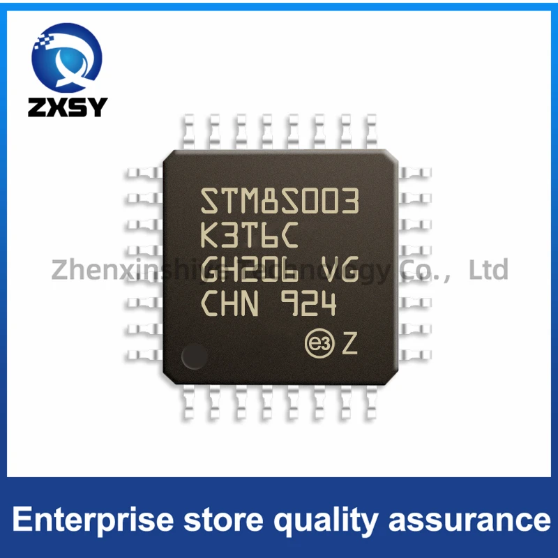 10pcs STM8S003K3T6C LQFP-32 MCU 8-bit STM8S STM8 CISC 8KB Flash 3.3V/5V 32-Pin LQFP STM8S003K3T6C In Stock