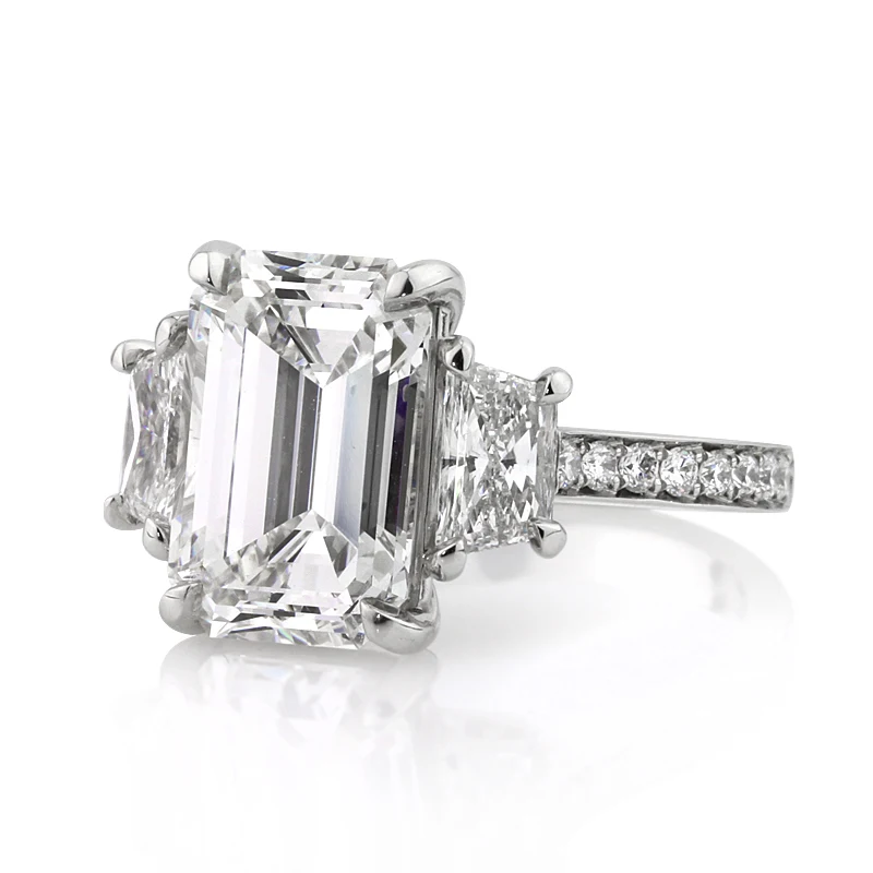 CAOSHI Modern Style Trendy Wedding Bands for Women Brilliant Crystal Fashionable Bridal Accessories Luxury Female Jewelry Gift