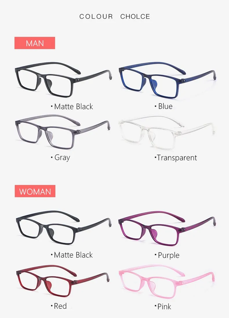YIMARUILI Ultraleichtes und bequemes Brillengestell für Herren und Damen, TR90, schraubenloses Design, optisches Brillengestell X1 – Detail 5