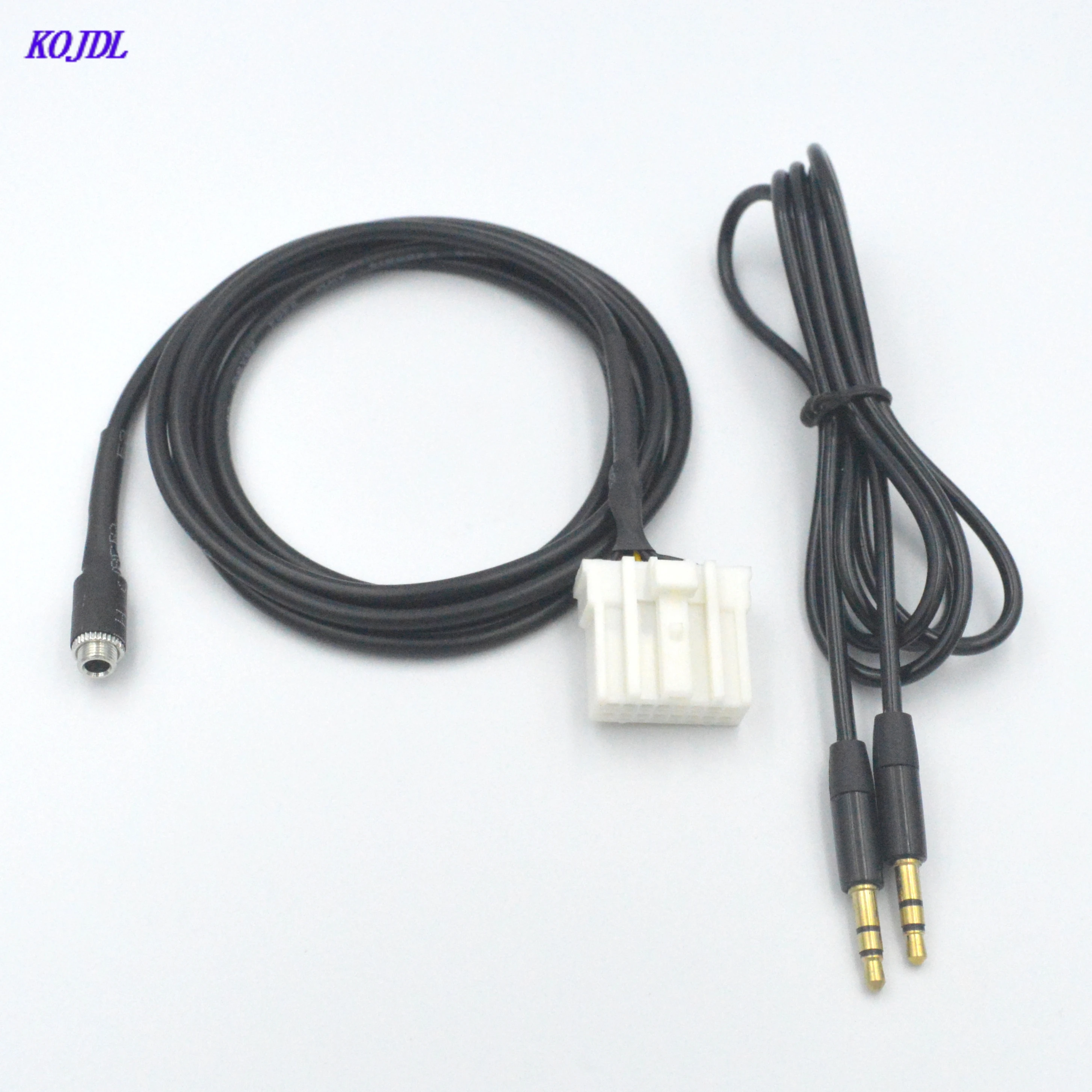 

1 Set Car 3.5MM Radio Aux Cable Audio Aux Adapter Female Jack Connector MP3 Input Kit Suit For Mazda 2 3 5 Mazda 6 CD Install