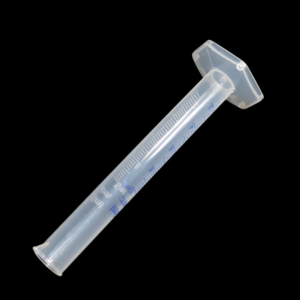 Clear White Plastic Liquid Measurement Graduated Cylinder for Lab Supplies Laboratory Tools 10ml,25ml,50ml,100ml,250ml,500ml