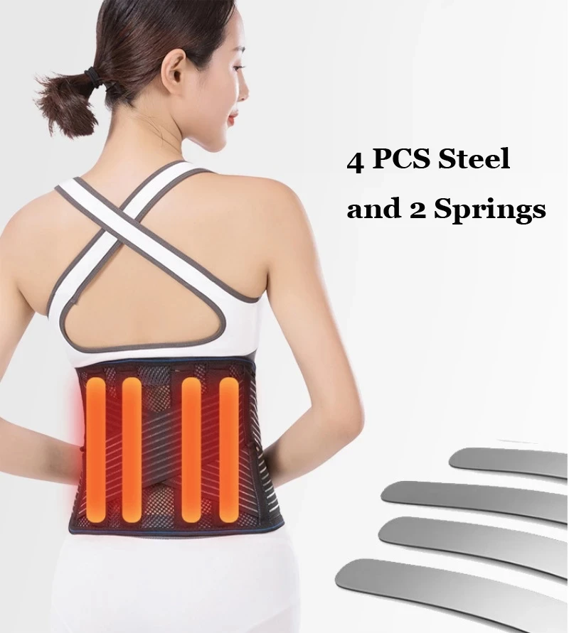 Lower Back Brace and Lumbar Support Belt For Men & Women Relieve Lower Back Pain with Sciatica Scoliosis Herniated