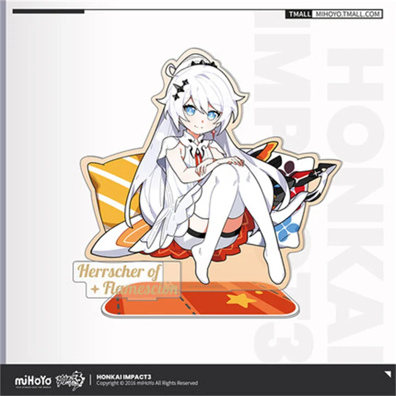 Anime Game Honkai Impact 3 COSPLAY HERRSCHER OF FLAMESCION Theme Series Square Throw Pillow Acrylic Pendant Metal Pendant