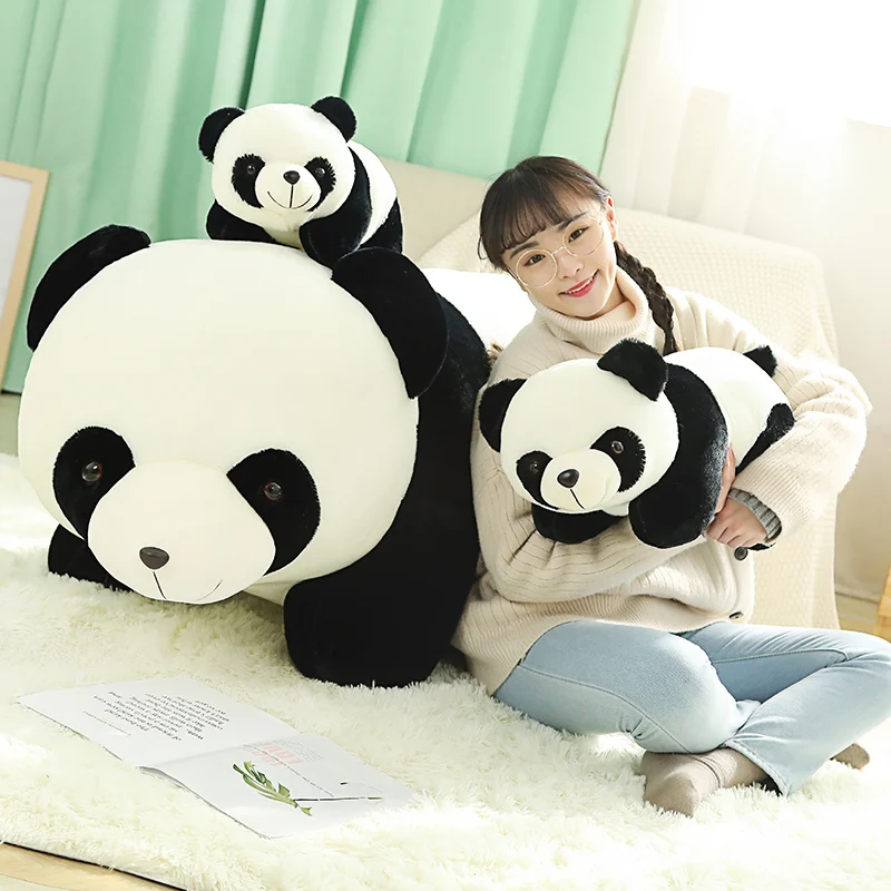 Cute Panda Simulation Stuff Animal Plush Toy Dolls Giant Panda Bear Girls Birthday Gift