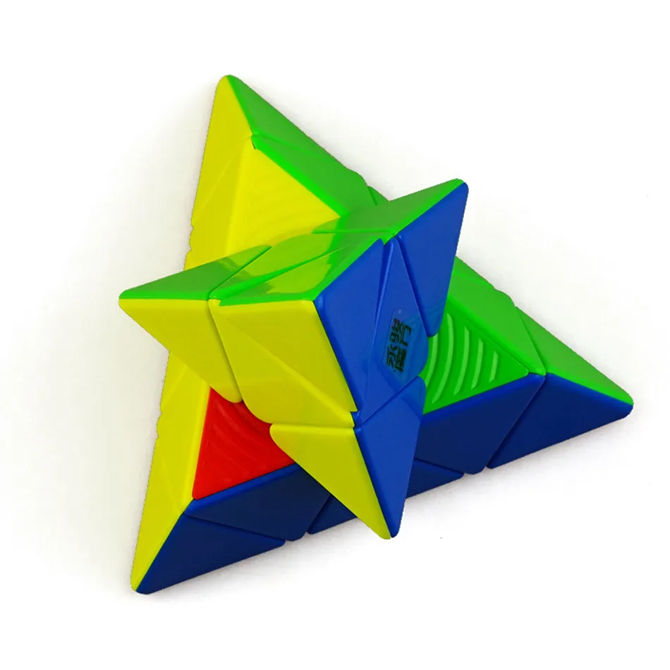 Yj Yulong V2M 3x3 cubo piramidal mágico magnético sin pegatinas imanes Yongjun rompecabezas triangular cubos de velocidad para niños juguete de regalo
