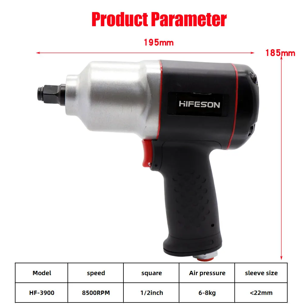 Air Pneumatic Wrench Impact Spanner 1/2\