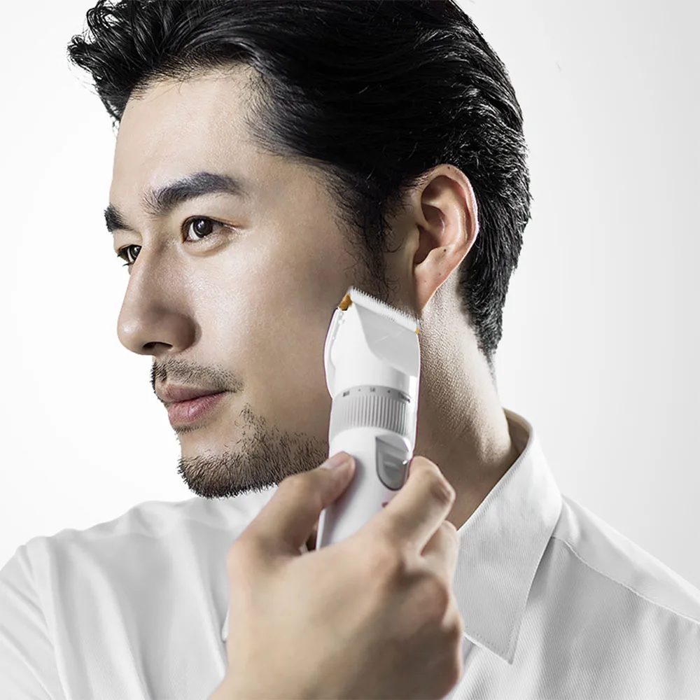 طول تعديل المهنية قص المقص الشعر جزازة المتقلب USB قابلة للشحن اللحية ماكينة حلاقة كهربائية حلاقة الشعر آلة تصفيفة الشعر