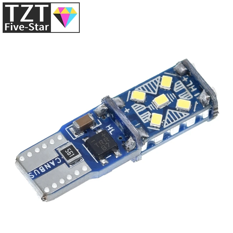 TZT T10 W5W Neue Superhelle LED-Leuchten WY5W 168 501 2825 Auto-Keilblitzlichter Seitenlampen Auto-Innenraumleuchte Leseleuchte Deckenlampe – Detail 5