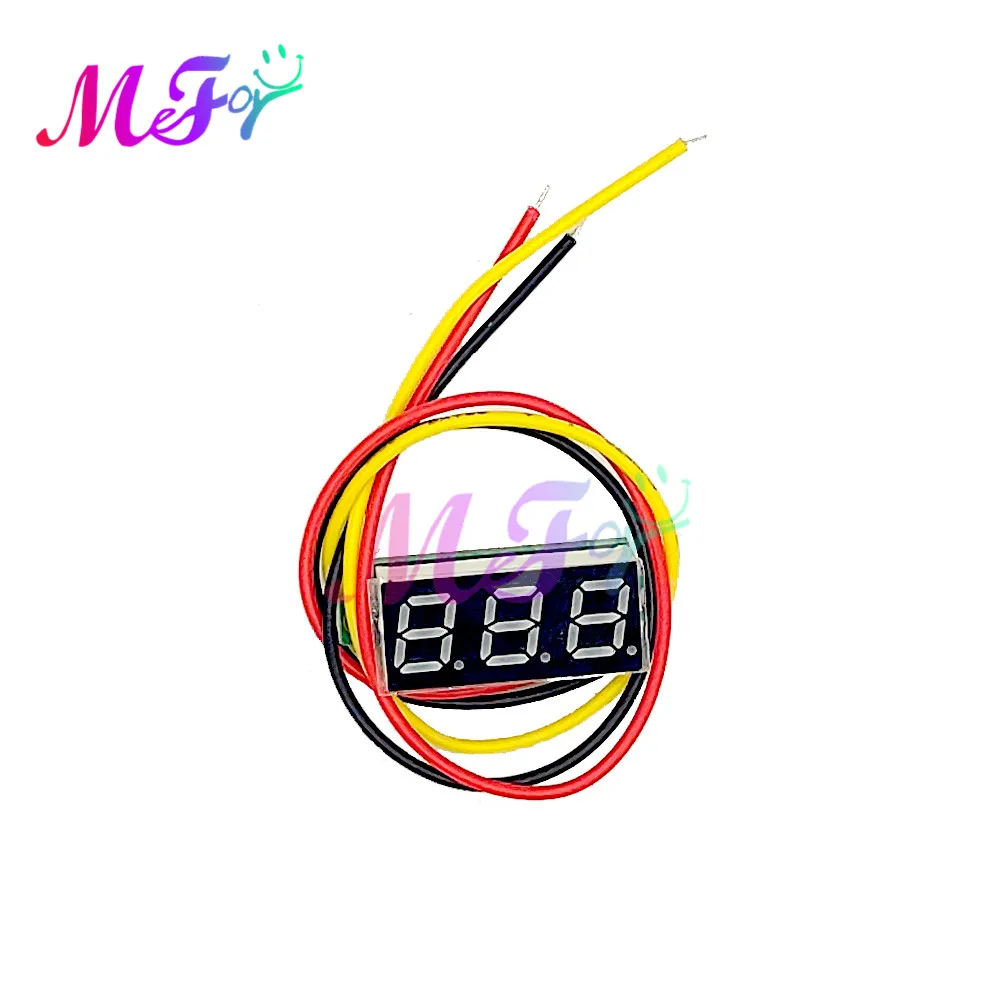 0.36 Inch 0.36" DC LED Digital Voltmeter 0-100V Voltage Meter Auto Car  Voltage Tester Detector 12V Red Green Blue